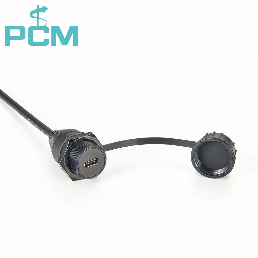 4 Pin JST To USB A Waterproof Cable we are the manufacturer pf Cable cc Waterproof Type-C USB 3.1 Expansion Panel Embedded Car Expansion Cable