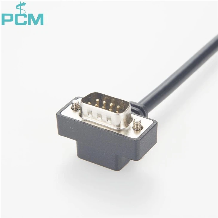 DB9 Male  Degree Angled Cable