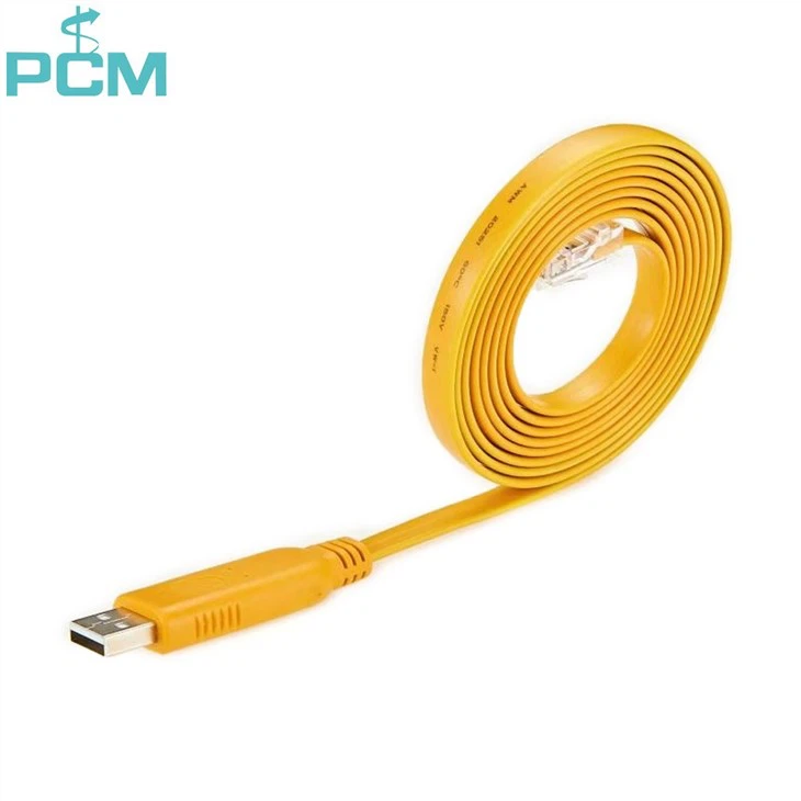  USB To RJ45 rollover Cable