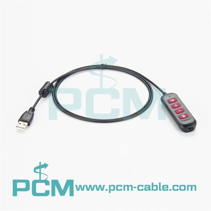 3.5mm Female to USB Male Headset Adapter