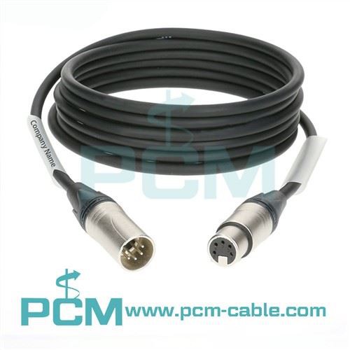 DMX világító kábel XLR 5 tűs