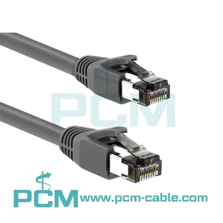 Cat8 árnyékolt S/FTP Ethernet kábel
