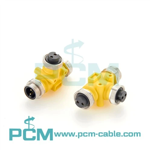 DeviceNet Mini-Change T-Splitter kör alakú csatlakozóadapter
