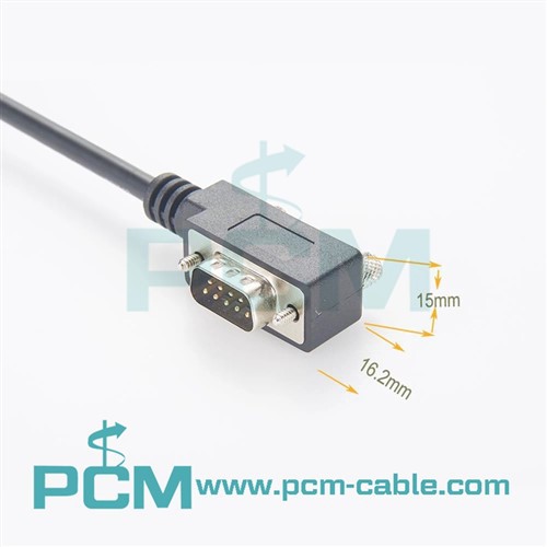 Bal szögű RS232 kábel