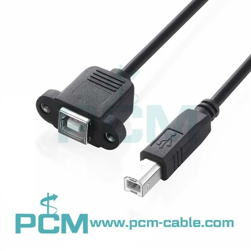 Panelre szerelhető USB 2.0 B típusú csatlakozódugós kábel