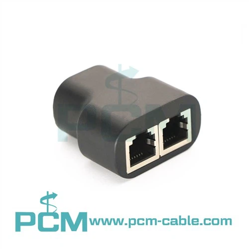 RJ12 6P6C 1 női-2 női telefonvonal-osztó