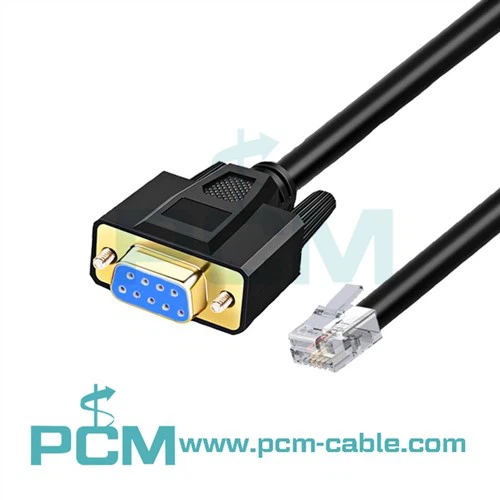 RJ45 soros DB9 9 tűs Lan Router Adapter kábel