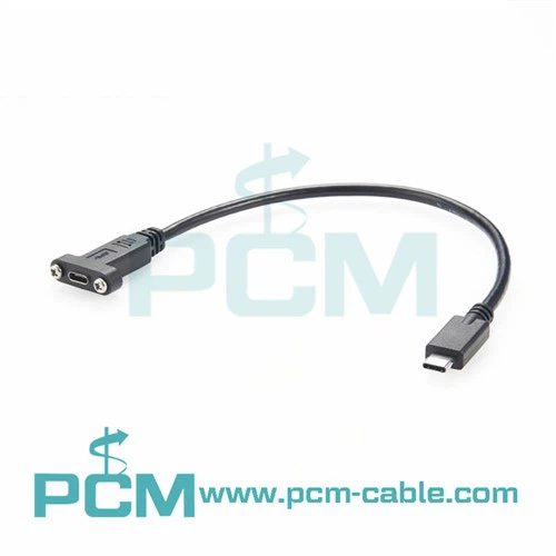 USB 3.1 C panelre szerelhető hosszabbítókábel