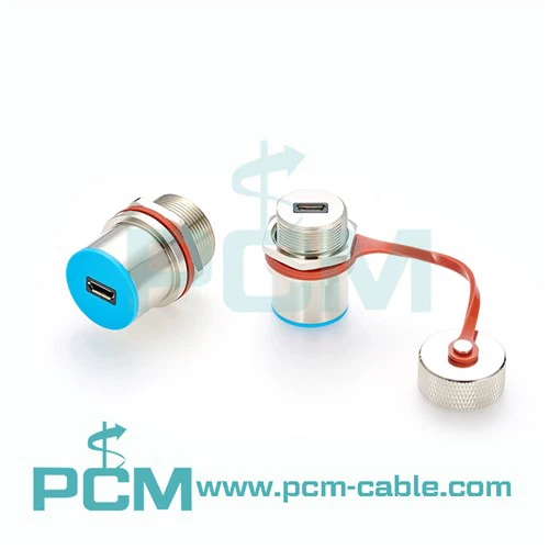 IP67 ipari panel Micro-USB aljzat