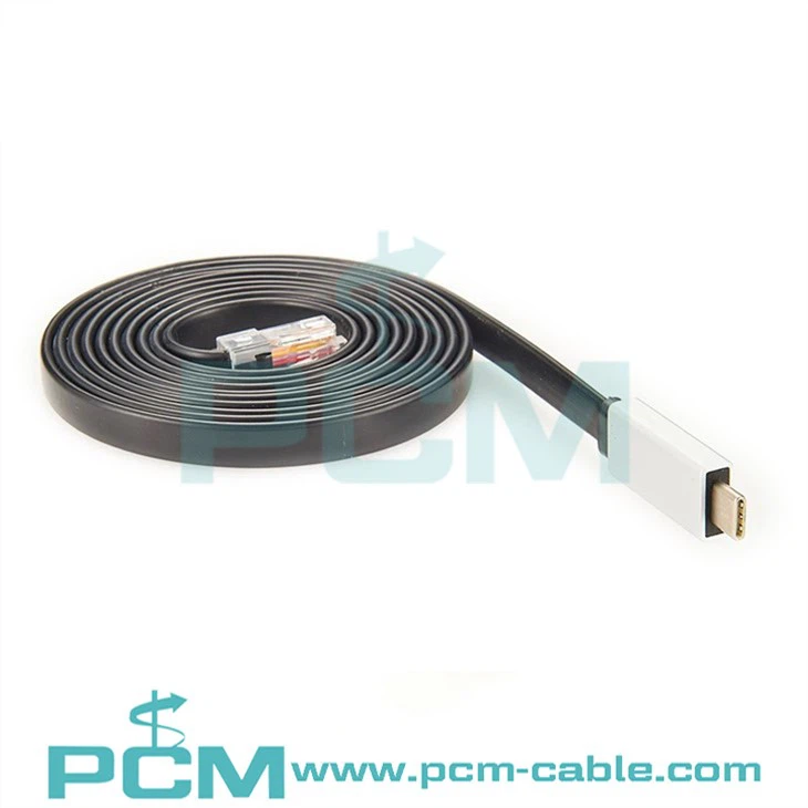USB 3.1 C – RJ45 konzolkábel