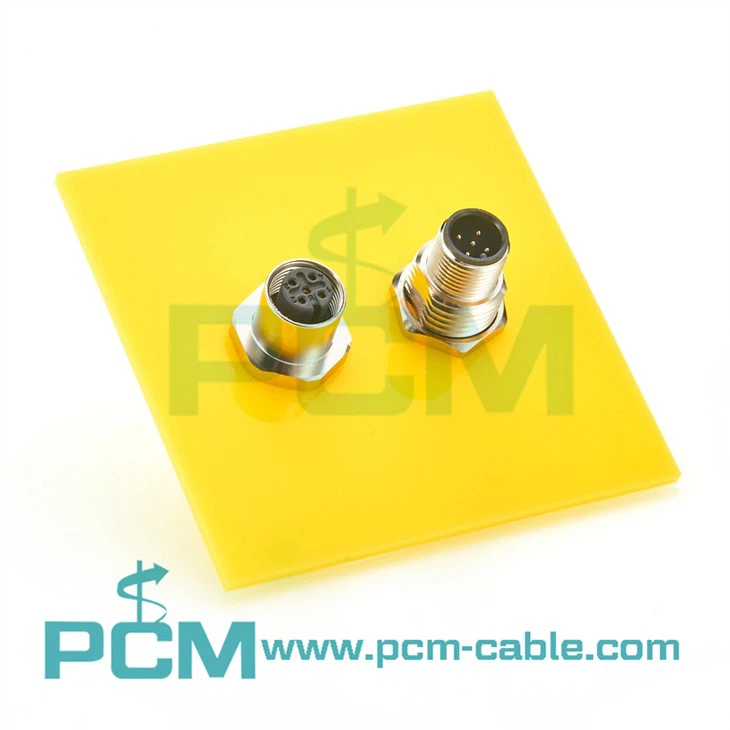 Actuator and Sensor Receptacle Panel Feed-through Connector