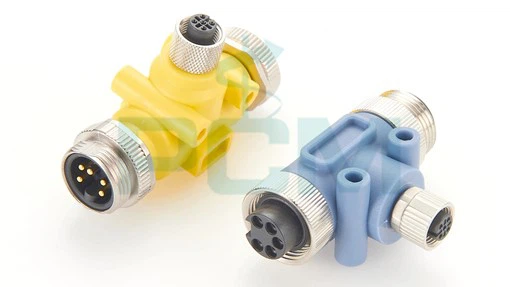 DeviceNet Tee 78 Male 5 Pin to 78 Female 5 pin and M12 Female 5 pin DeviceNet Tee 78 Male 5 Pin to 78 Female 5 pin and M12 Female 5 pin