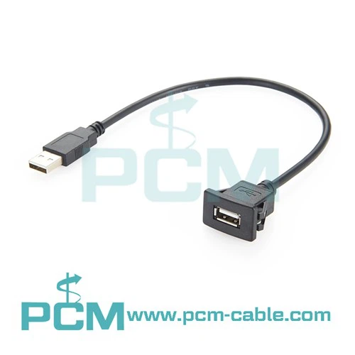 Pattintsa be a panelre szerelhető USB 2-t.0 A típusú hosszabbítókábel