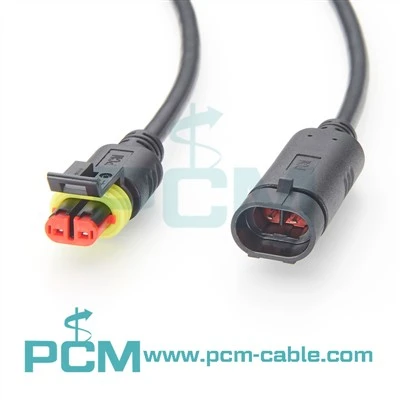 TYCO AMP SUPERSEAL csatlakozókábel 2 pólus