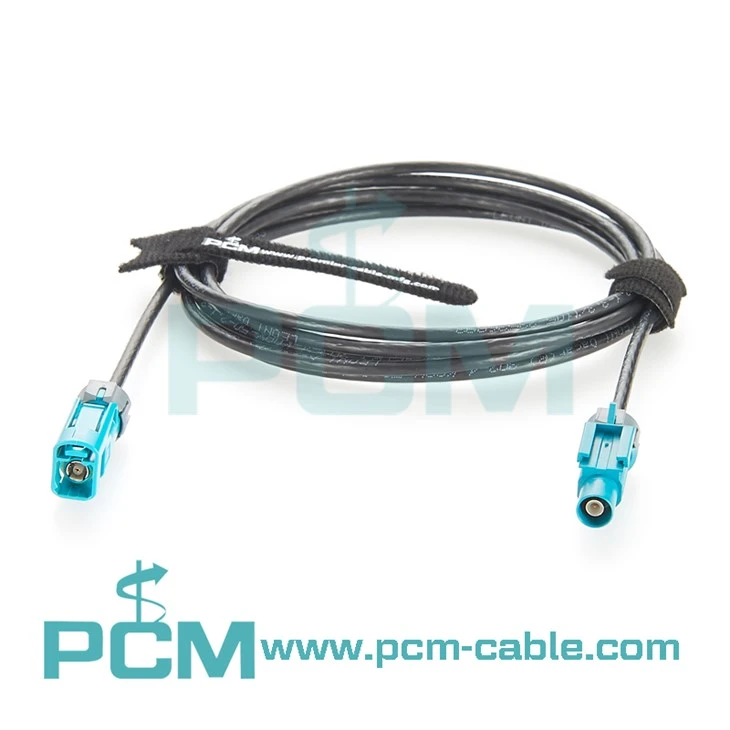 Waterproof Fakra Male to Female RF Cable Assembly