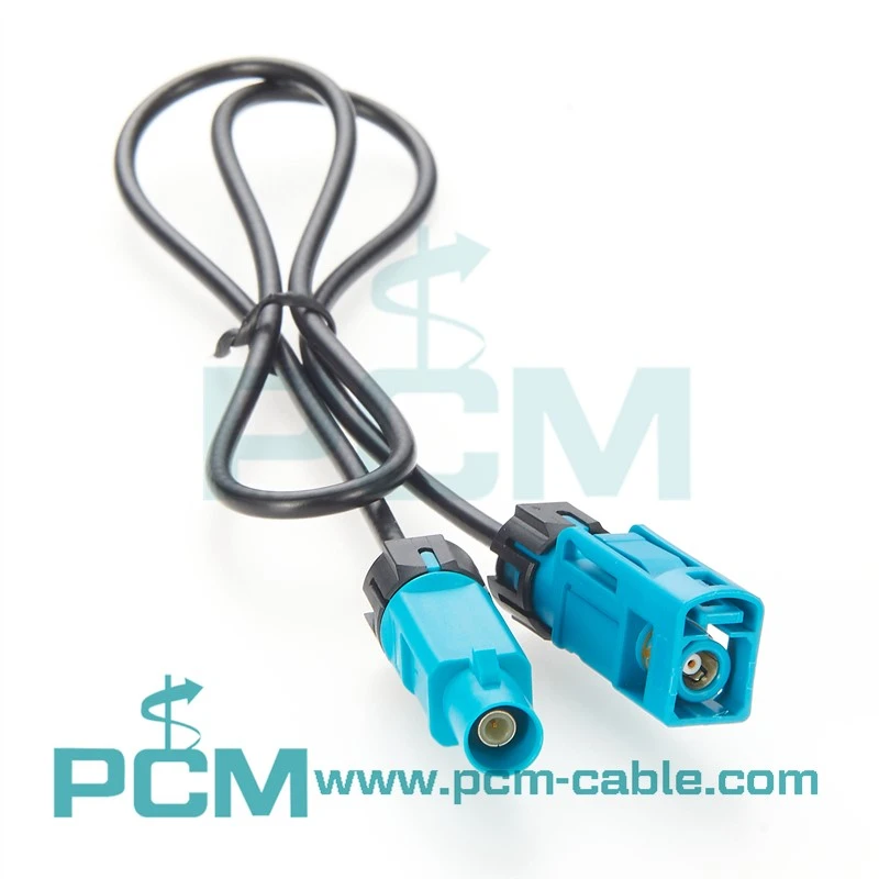 Waterproof Fakra Male to Female RF Cable Assembly Waterproof Fakra Male to Female RF Cable Assembly
