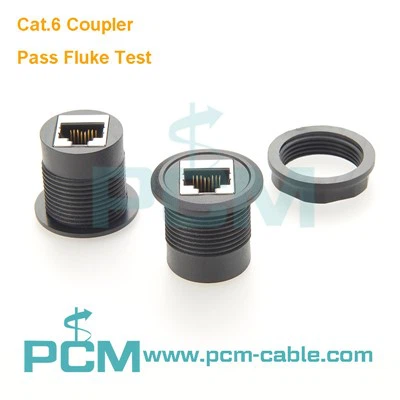 Cat6 RJ45 átmenő csatlakozó