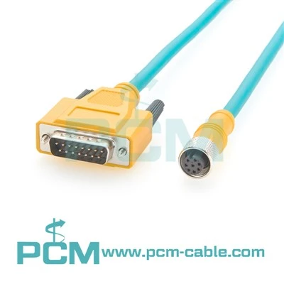 I/O modul kábel M 12 8 PIN -TO DB15