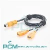 M12 A Code 8 Pin dual USB A kábel