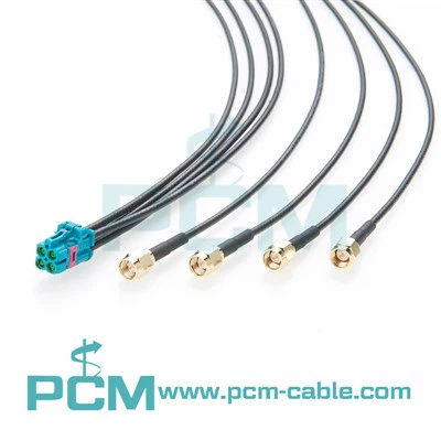 Mate Ax Jack To 4 SMA Plug RF kábel szerelvény DACAR 462